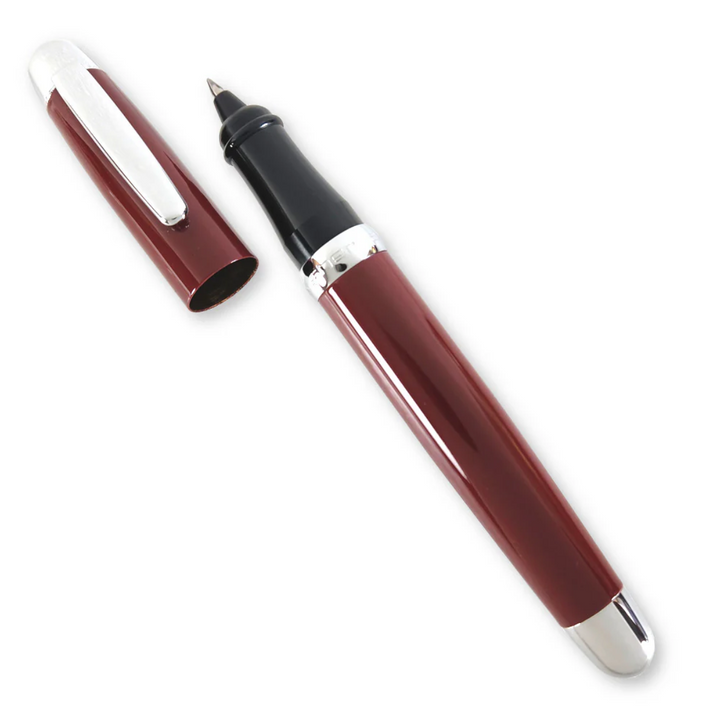 Crimson &amp; Silver Pen