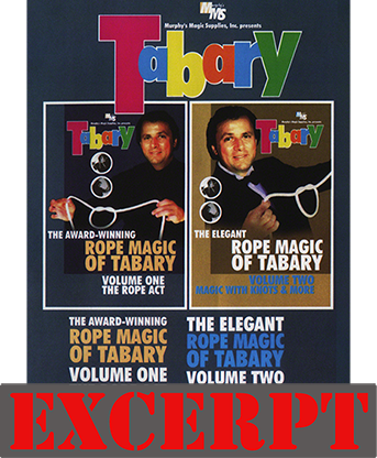 Ring &amp; Rope video DOWNLOAD (Excerpt of Tabary (1 &amp; 2 On 1 Disc), 2 vol. combo, DVD)