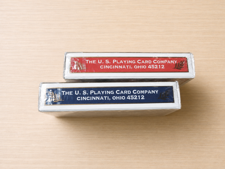 Bee Premium Casino White Bordered 2-Deck Gift Set
