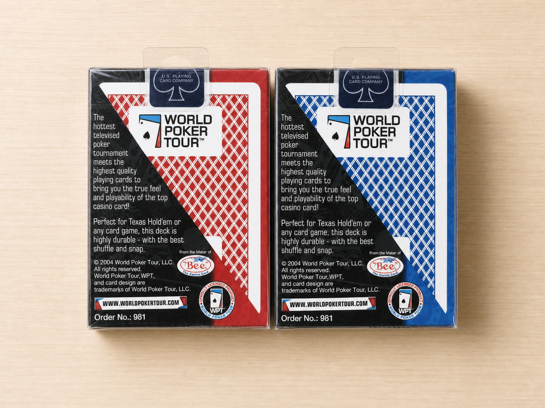 World Poker Tour Official Playing Cards（レッド＆ブルーセット）