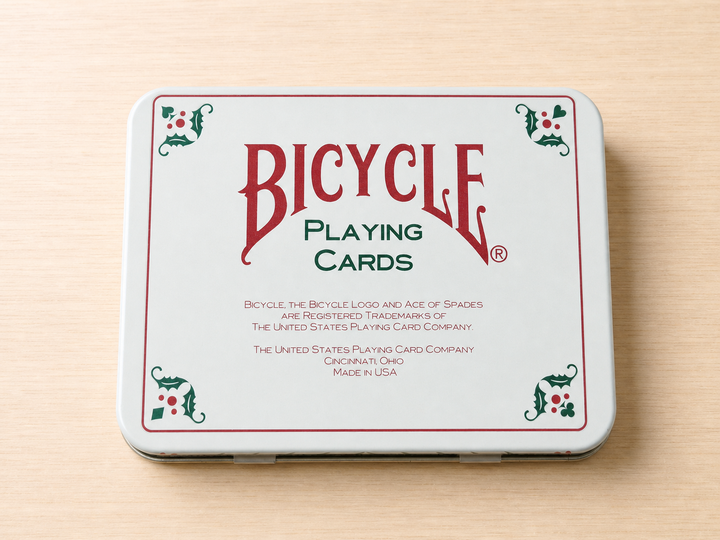 Bicycle「Holiday Playing Cards」110周年記念・コレクティブル缶入り2デックセット