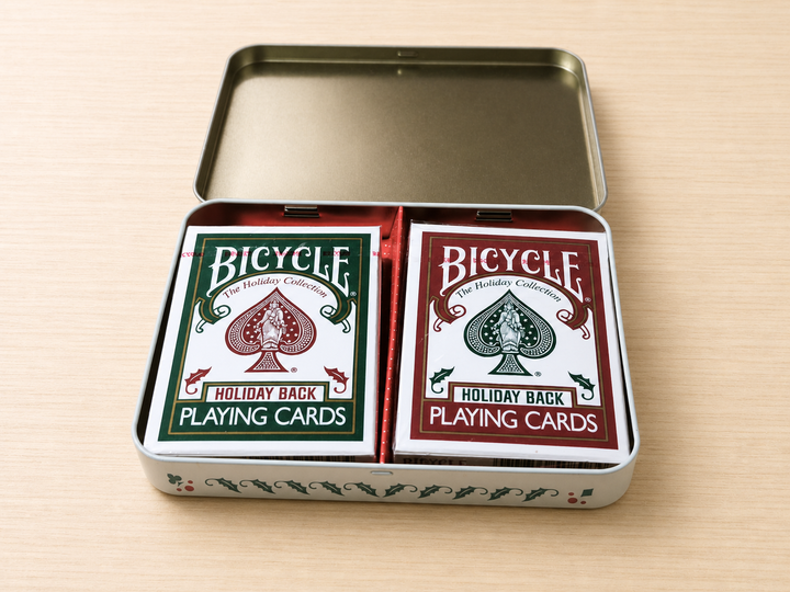 Bicycle「Holiday Playing Cards」110周年記念・コレクティブル缶入り2デックセット