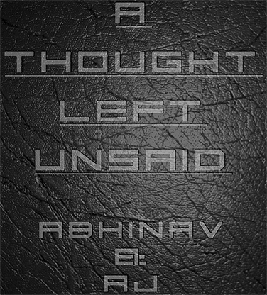 A Thought Left Unsaid by Abhinav Bothra &amp; AJ eBook DOWNLOAD