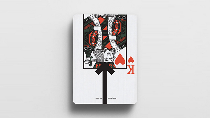 Offset Kaki Concept Playing Cards