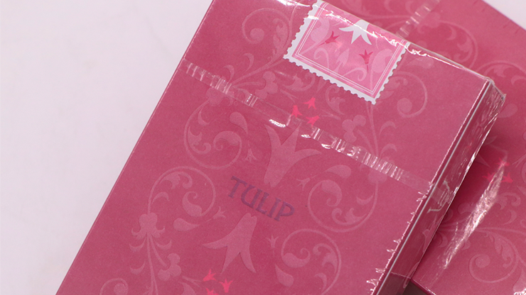 Pink Tulip Playing Cards