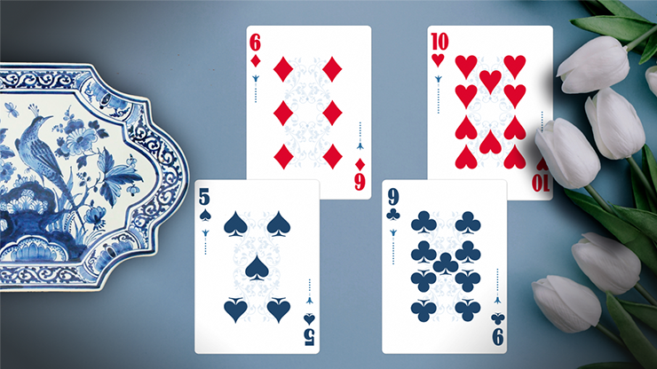 White Tulip Playing Cards