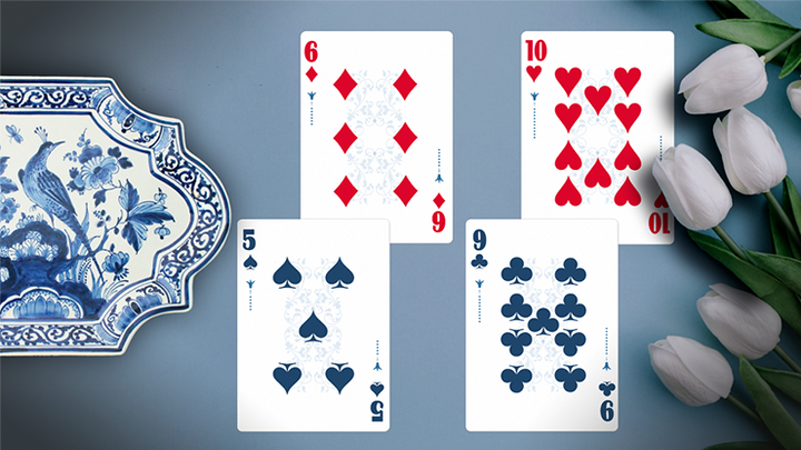 White Tulip Playing Cards