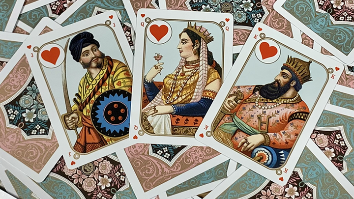 Four Continents (Red) Playing Cards
