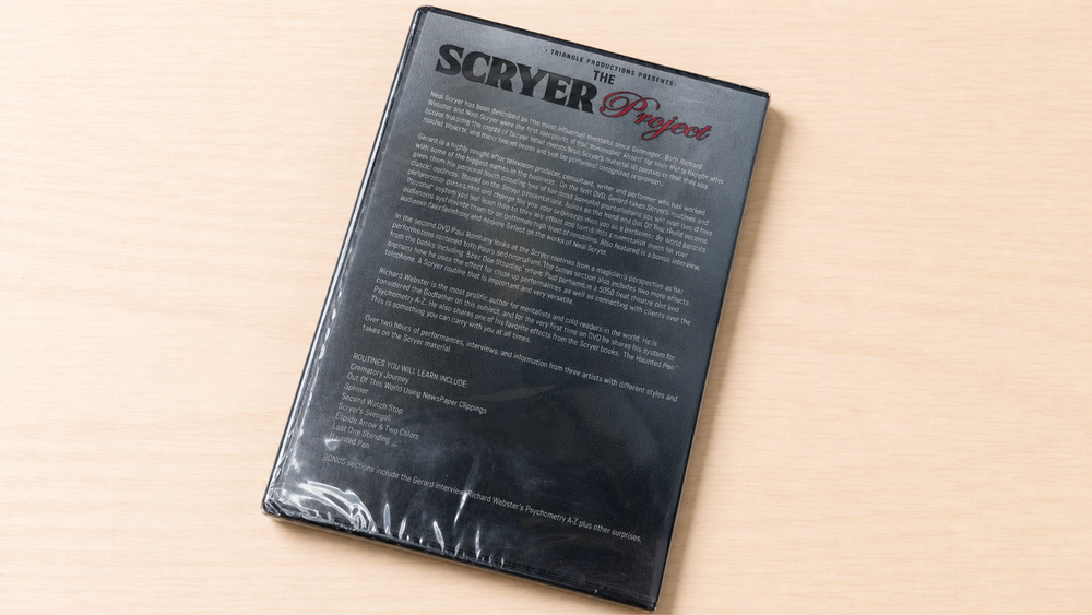 スクライヤー・プロジェクト（The Scryer Project）by Andrew Gerard, Richard Webster and Paul Romhany～DVD2巻組の大作！～