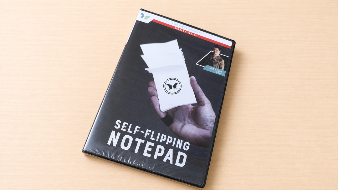 セルフ・フリッピング・ノートパッド（Self-Flipping Notepad）by Victor Sanz～勝手にめくれるメモパッドの怪！～