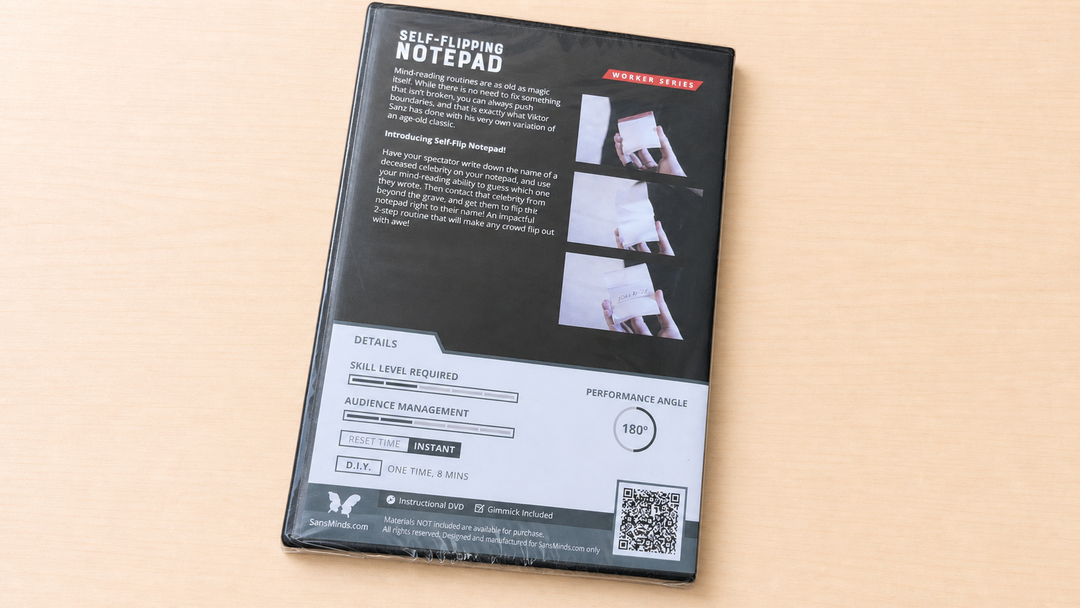 セルフ・フリッピング・ノートパッド（Self-Flipping Notepad）by Victor Sanz～勝手にめくれるメモパッドの怪！～