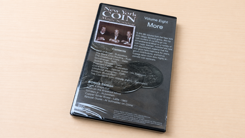【要確認】New York Coin Magic Seminar Volume Eight: More