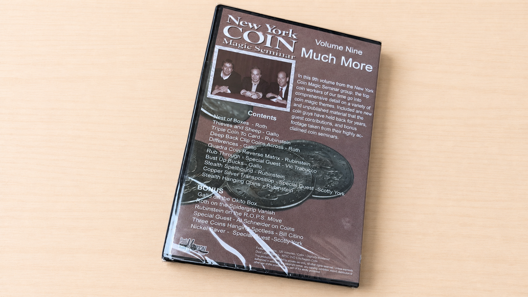 【要確認】New York Coin Magic Seminar Volume Nine: Much More