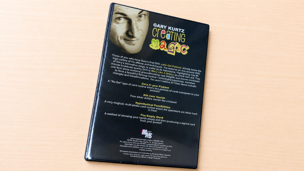 Creating Magic by Gary Kurtz ～ギャリーカーツの有名DVD&hellip;セカンド！～