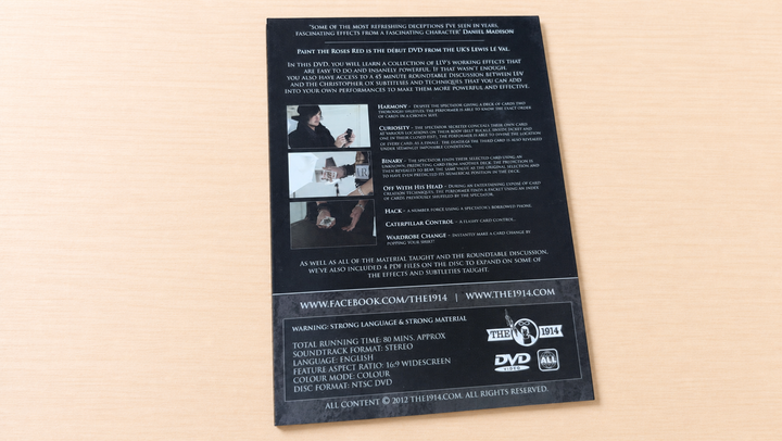ペイント・ザ・ローゼズ・レッド（Paint the Roses Red by Lewis Leval）ＤＶＤ～イギリスのマジシャン Lewis Le Val のデビュー作！～