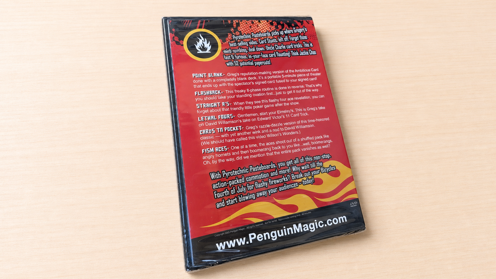 Pyrotechnic Pasteboards with Gregory Wilson (DVD)～グレゴリー・ウィルソン氏のカードマジック集！～
