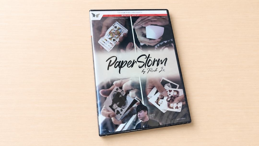 ペーパーストーム（Paperstorm Red）DVD by Rich Li～リッチ・リー、カードマジックのつわもの！～