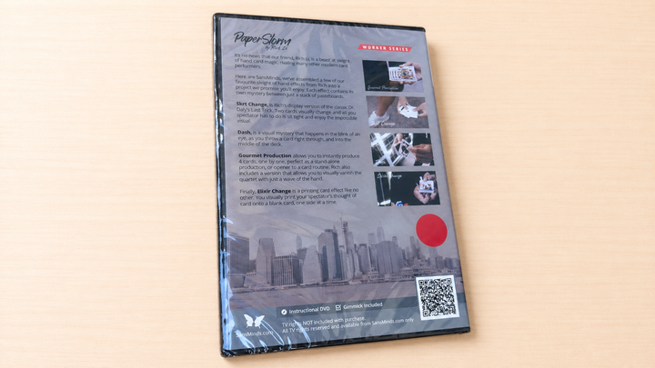 ペーパーストーム（Paperstorm Red）DVD by Rich Li～リッチ・リー、カードマジックのつわもの！～