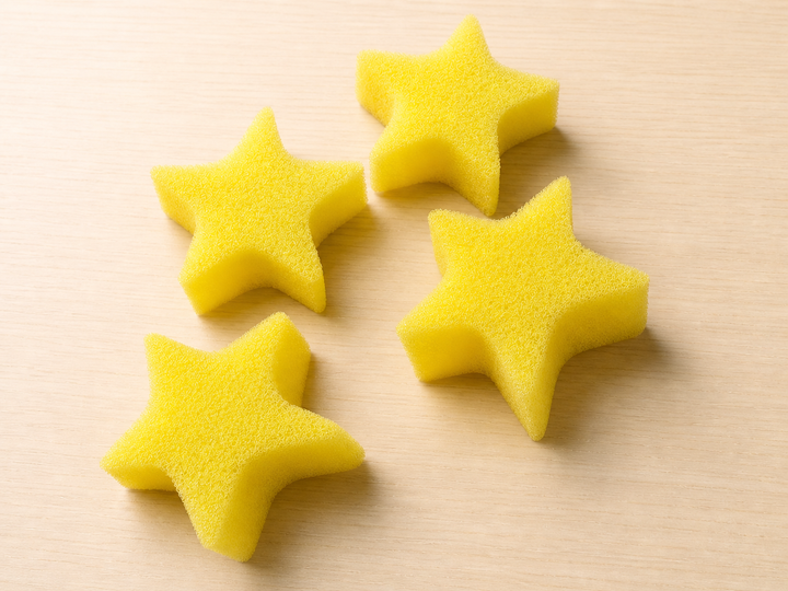 【ばら売り販売】星形スポンジ