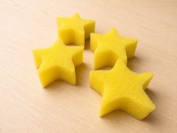 【ばら売り販売】星形スポンジ