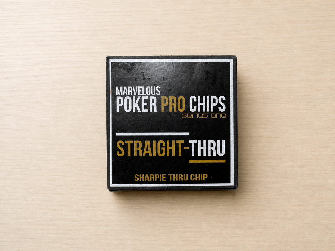 【1点のみ！】【シャーピー貫通！】Straight Thru - Sharpie Thru Chip（ストレート・スルー - シャーピー・スルー・チップ）～恐ろしくクリーンに貫通！～