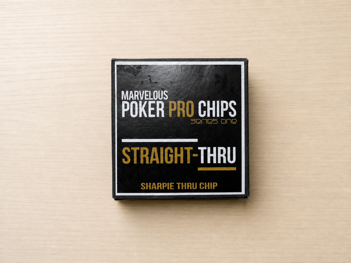 【1点のみ！】【シャーピー貫通！】Straight Thru - Sharpie Thru Chip（ストレート・スルー - シャーピー・スルー・チップ）～恐ろしくクリーンに貫通！～