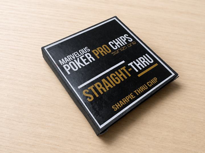 【1点のみ！】【シャーピー貫通！】Straight Thru - Sharpie Thru Chip（ストレート・スルー - シャーピー・スルー・チップ）～恐ろしくクリーンに貫通！～