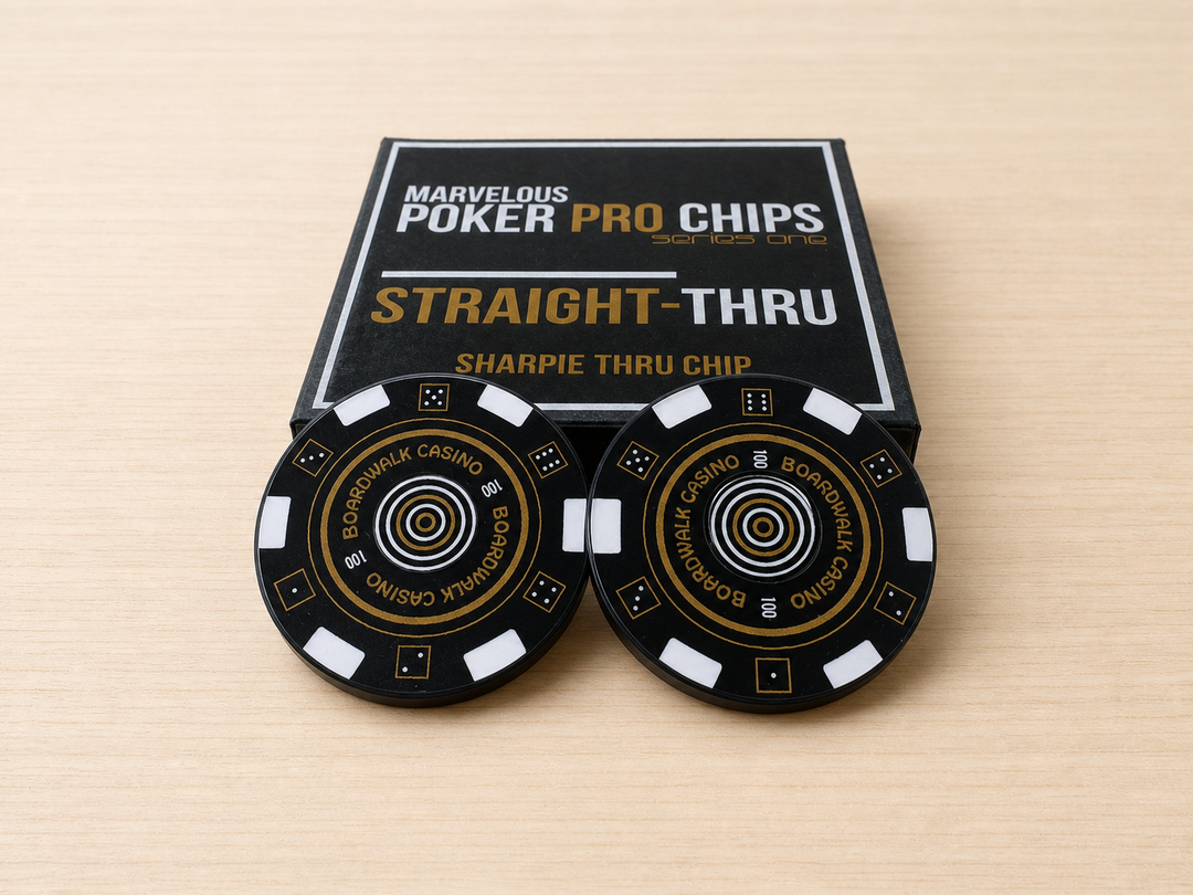【1点のみ！】【シャーピー貫通！】Straight Thru - Sharpie Thru Chip（ストレート・スルー - シャーピー・スルー・チップ）～恐ろしくクリーンに貫通！～