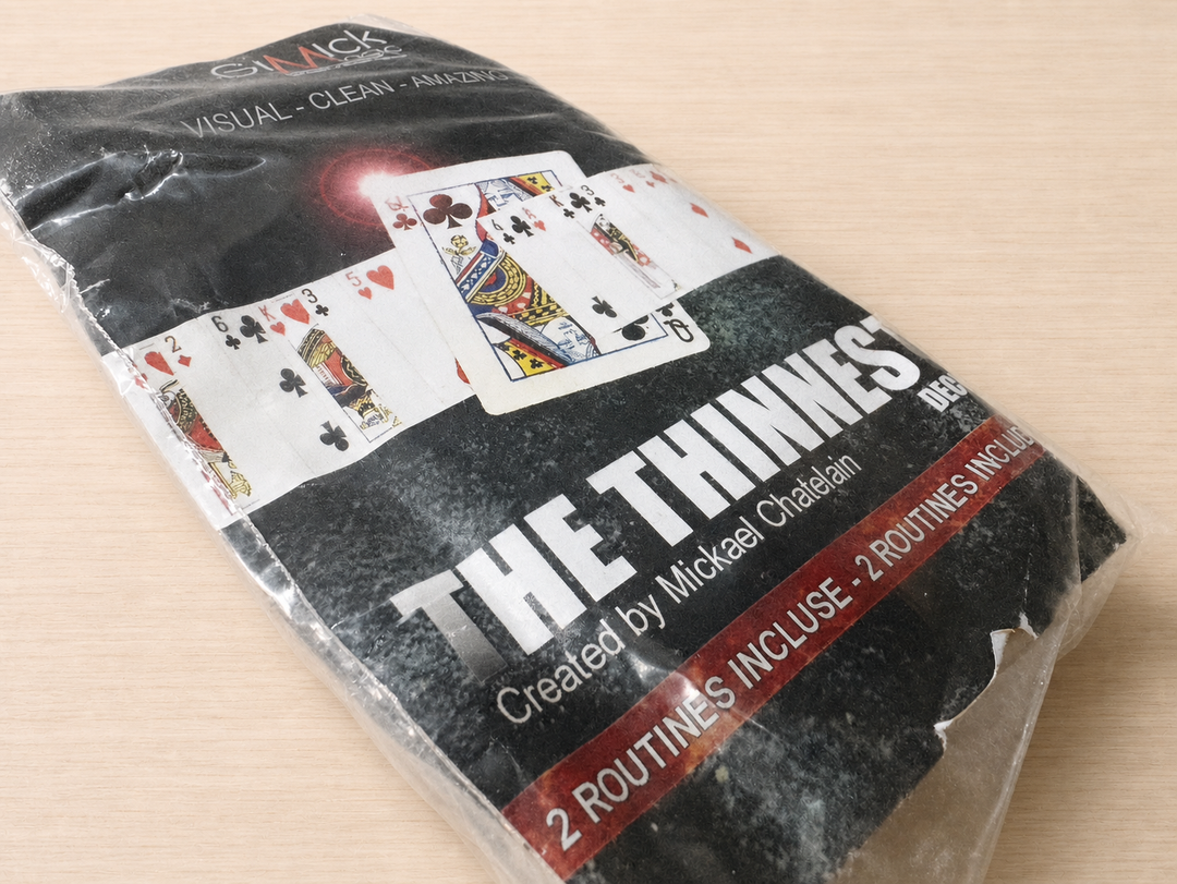 【薄すぎるデック！？】シネスト・デック（THE THINNEST DECK by Mickael Chatelain）～薄くて小さなトランプを使った風変わりなカード当て！～
