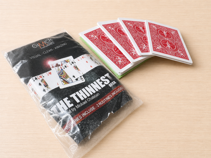 【薄すぎるデック！？】シネスト・デック（THE THINNEST DECK by Mickael Chatelain）～薄くて小さなトランプを使った風変わりなカード当て！～