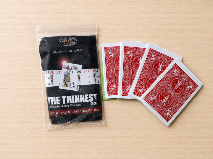 【薄すぎるデック！？】シネスト・デック（THE THINNEST DECK by Mickael Chatelain）～薄くて小さなトランプを使った風変わりなカード当て！～