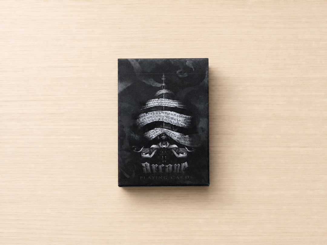 Arcane Playing Cards Black