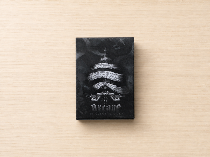 Arcane Playing Cards Black