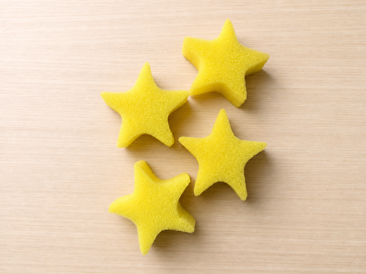 【ばら売り販売】星形スポンジ