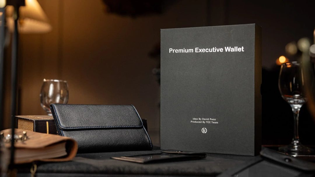 【AI翻訳日本語字幕サービス付き】Premium Executive Wallet by David Penn &amp; TCC Magic