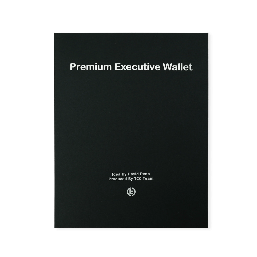 【AI翻訳日本語字幕サービス付き】Premium Executive Wallet by David Penn &amp; TCC Magic