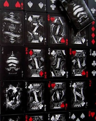 Arcane Playing Cards Black