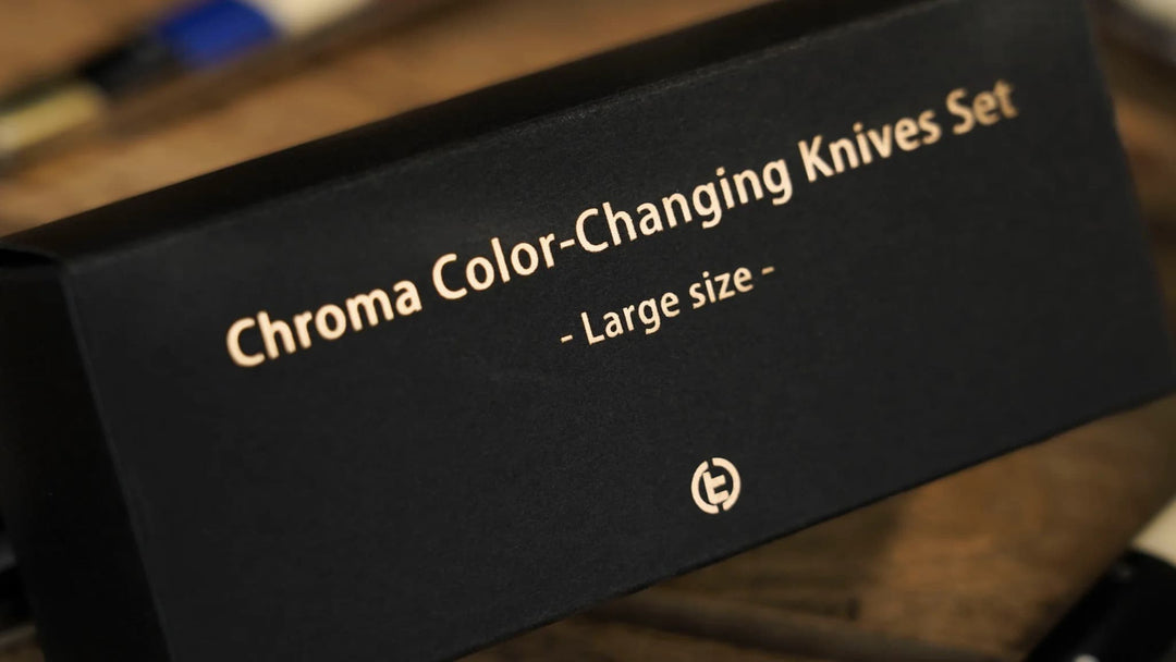 【AI翻訳日本語字幕サービス付き】Chroma Color-Changing Knives Set (Large Size) by TCC Magic