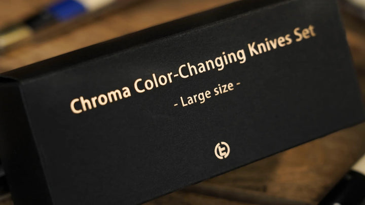 【AI翻訳日本語字幕サービス付き】Chroma Color-Changing Knives Set (Large Size) by TCC Magic