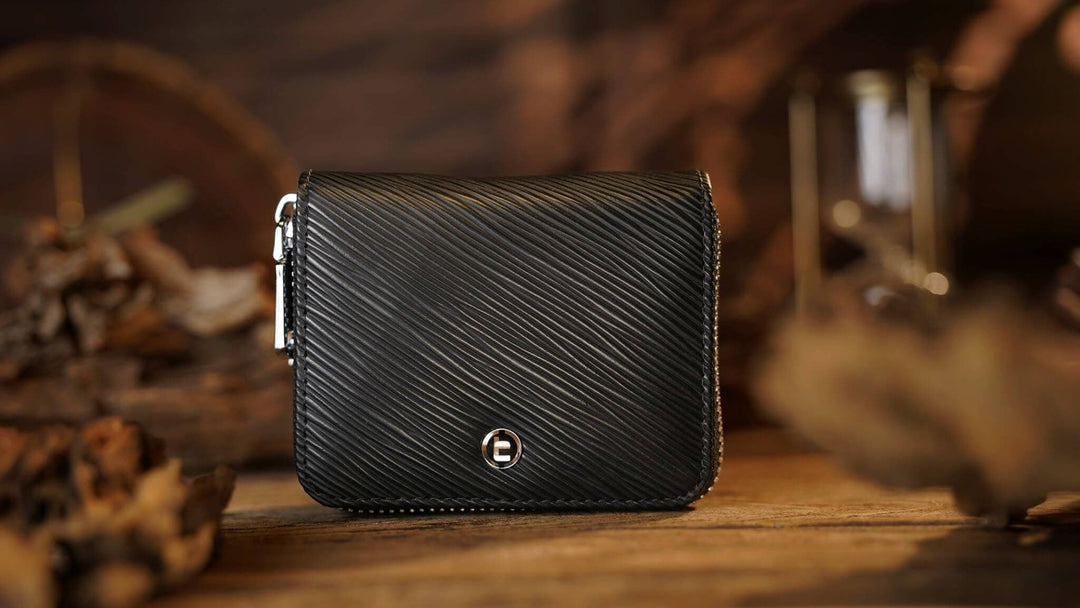 Top Leather Accordion Bag by TCC Presents