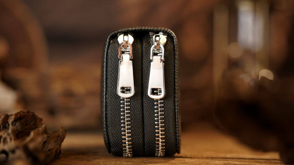 Top Leather Accordion Bag by TCC Presents