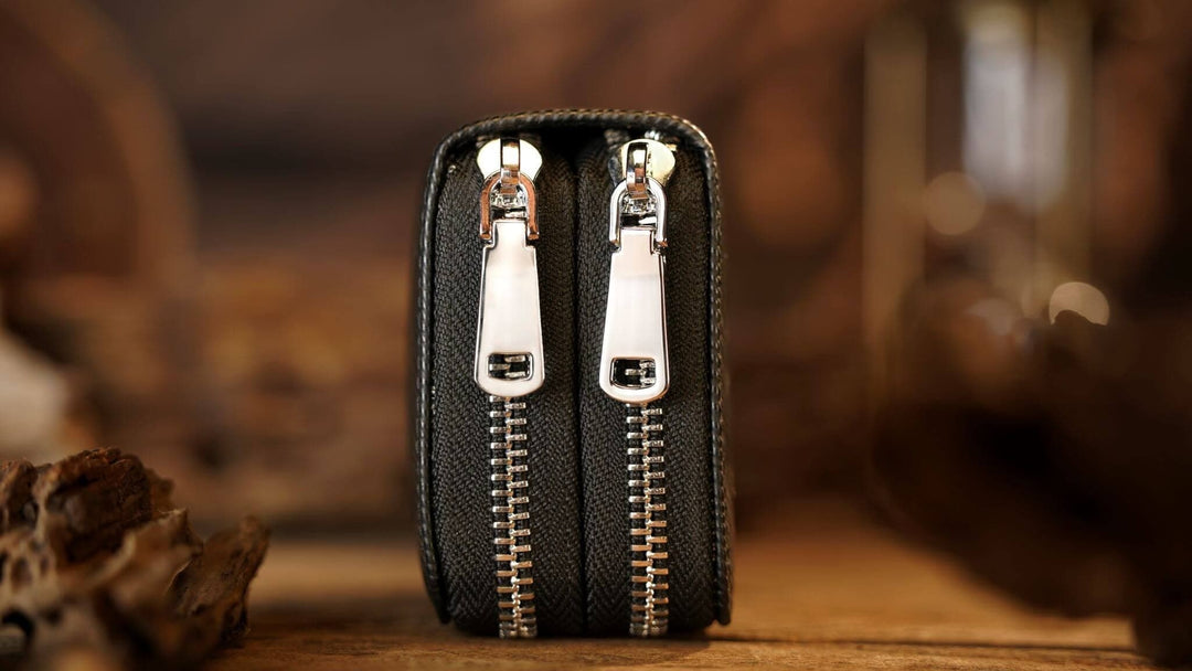 Top Leather Accordion Bag by TCC Presents