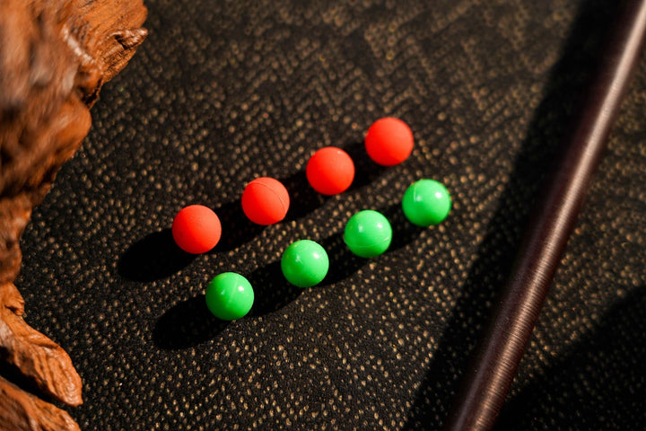 Rubber Balls(赤4つ、緑4つセット)