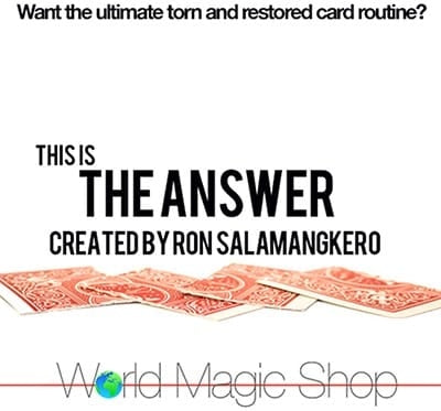 【復活の奇跡！】ジ・アンサー：答え（The Answer）by Ron Salamangkero～これが答えだ！～