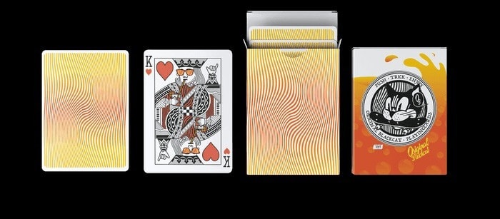 Original Blackcat Orange Milk Playing Cards